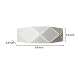 Minimalist Geometric LED Wall Sconce Modern Iron and Acrylic Light Fixture for Living Room