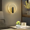 Minimalist Geometric LED Wall Sconce Round Square Acrylic Bedside Lamp for Home Decor
