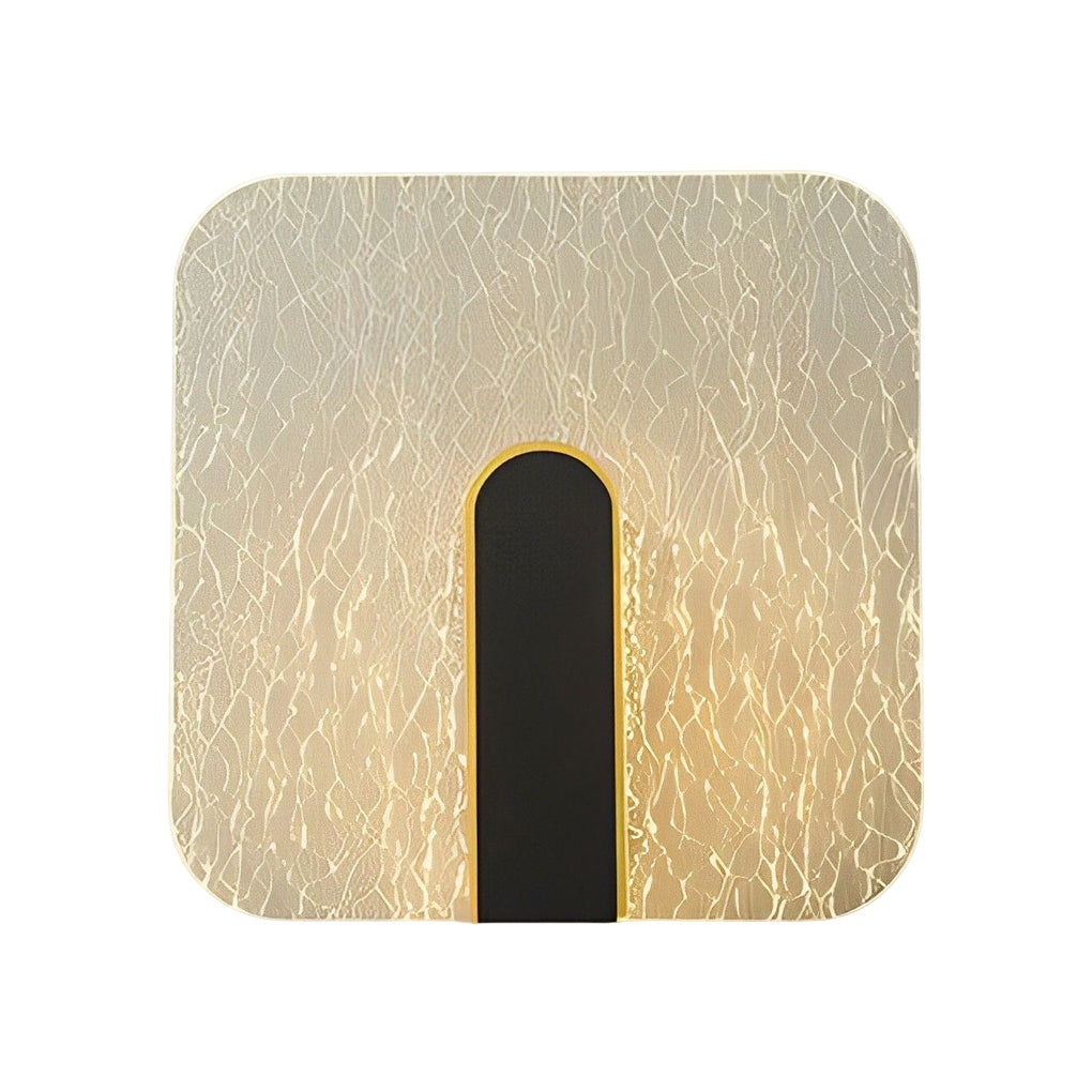 Minimalist Geometric LED Wall Sconce Round Square Acrylic Bedside Lamp for Home Decor