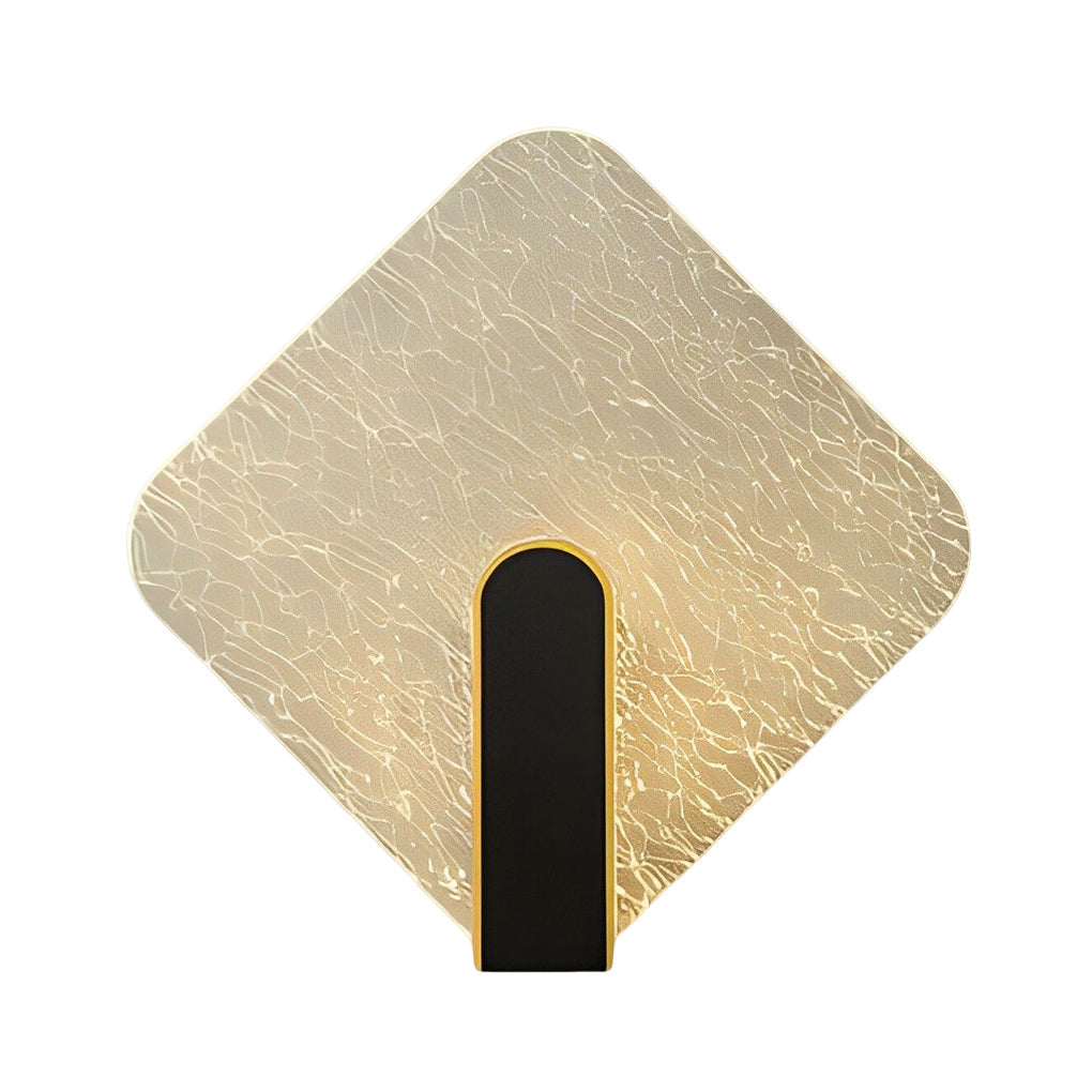 Minimalist Geometric LED Wall Sconce Round Square Acrylic Bedside Lamp for Home Decor