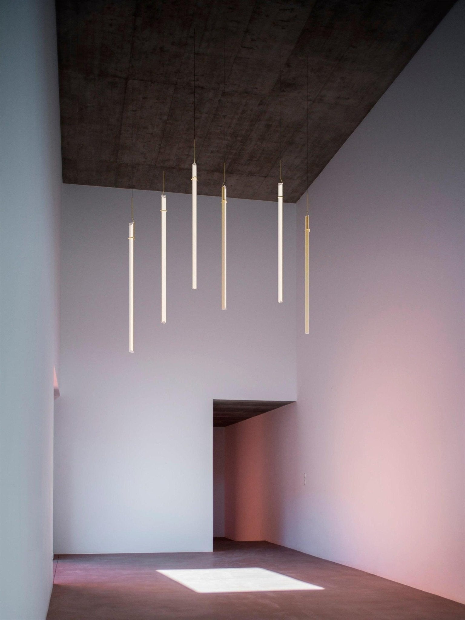 Minimalist Gold Halo Jewel Geometric LED Pendant Light for Modern Interior Spaces