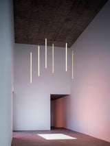 Minimalist Gold Halo Jewel Geometric LED Pendant Light for Modern Interior Spaces