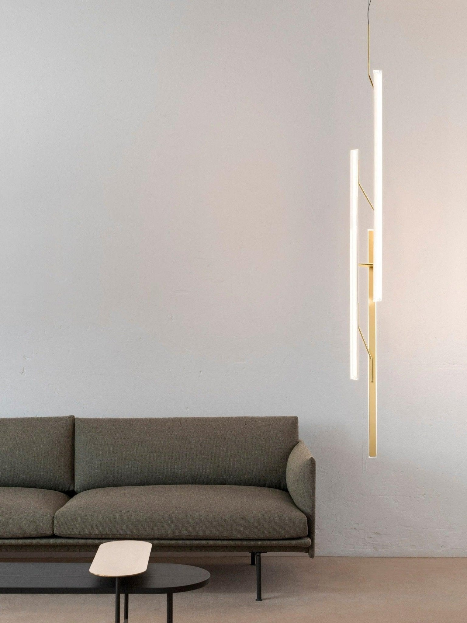 Minimalist Gold Halo Jewel Geometric LED Pendant Light for Modern Interior Spaces