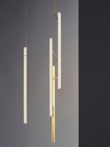 Minimalist Gold Halo Jewel Geometric LED Pendant Light for Modern Interior Spaces