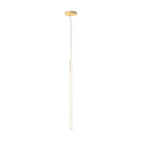 Minimalist Gold Halo Jewel Geometric LED Pendant Light for Modern Interior Spaces