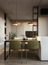 Minimalist Industrial Geometric Resin Pendant Light for Modern Kitchen and Dining Areas