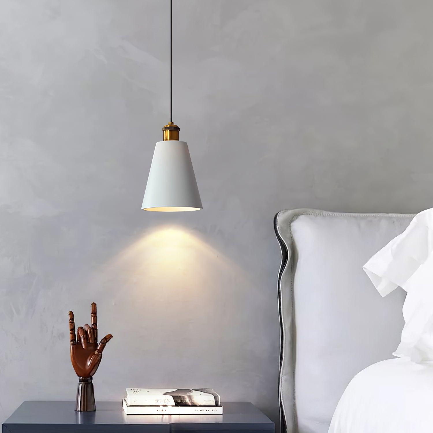 Minimalist Industrial Geometric Resin Pendant Light for Modern Kitchen and Dining Areas