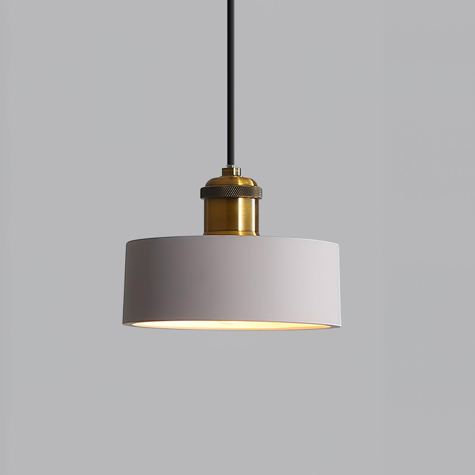 Minimalist Industrial Geometric Resin Pendant Light for Modern Kitchen and Dining Areas