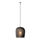 Minimalist Japanese Style Woven Iron Pendant Light Zen Wabi Sabi Lantern Chandelier for Living Room