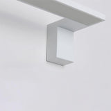 Minimalist L Shaped LED Wall Sconce Modern Black White Light Fixture for Hallway