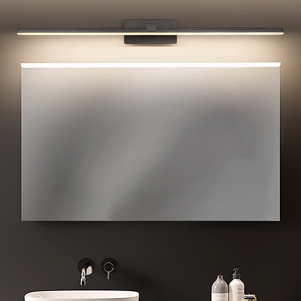 Minimalist LED Linear Bathroom Vanity Light Bar Wall Mounted Mirror Sconce in Multiple Sizes