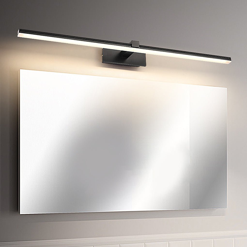 Minimalist LED Linear Bathroom Vanity Light Bar Wall Mounted Mirror Sconce in Multiple Sizes