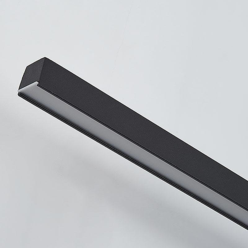 Minimalist LED Linear Chandelier Light for Modern Office and Farmhouse Dining Rooms