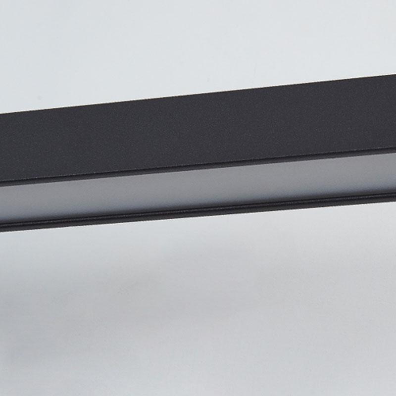 Minimalist LED Linear Chandelier Light for Modern Office and Farmhouse Dining Rooms