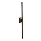 Minimalist LED Metal Strip Wall Sconce Modern Electroplated Indoor Linear Lighting Fixture