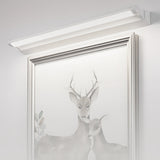 Minimalist Linear LED Bathroom Vanity Light with Adjustable Acrylic Shade and Aluminum Finish