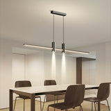 Minimalist Link LED Linear Pendant Light for Modern Dining and Office Spaces