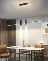 Minimalist Link LED Linear Pendant Light for Modern Dining and Office Spaces