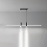 Minimalist Link LED Linear Pendant Light for Modern Dining and Office Spaces