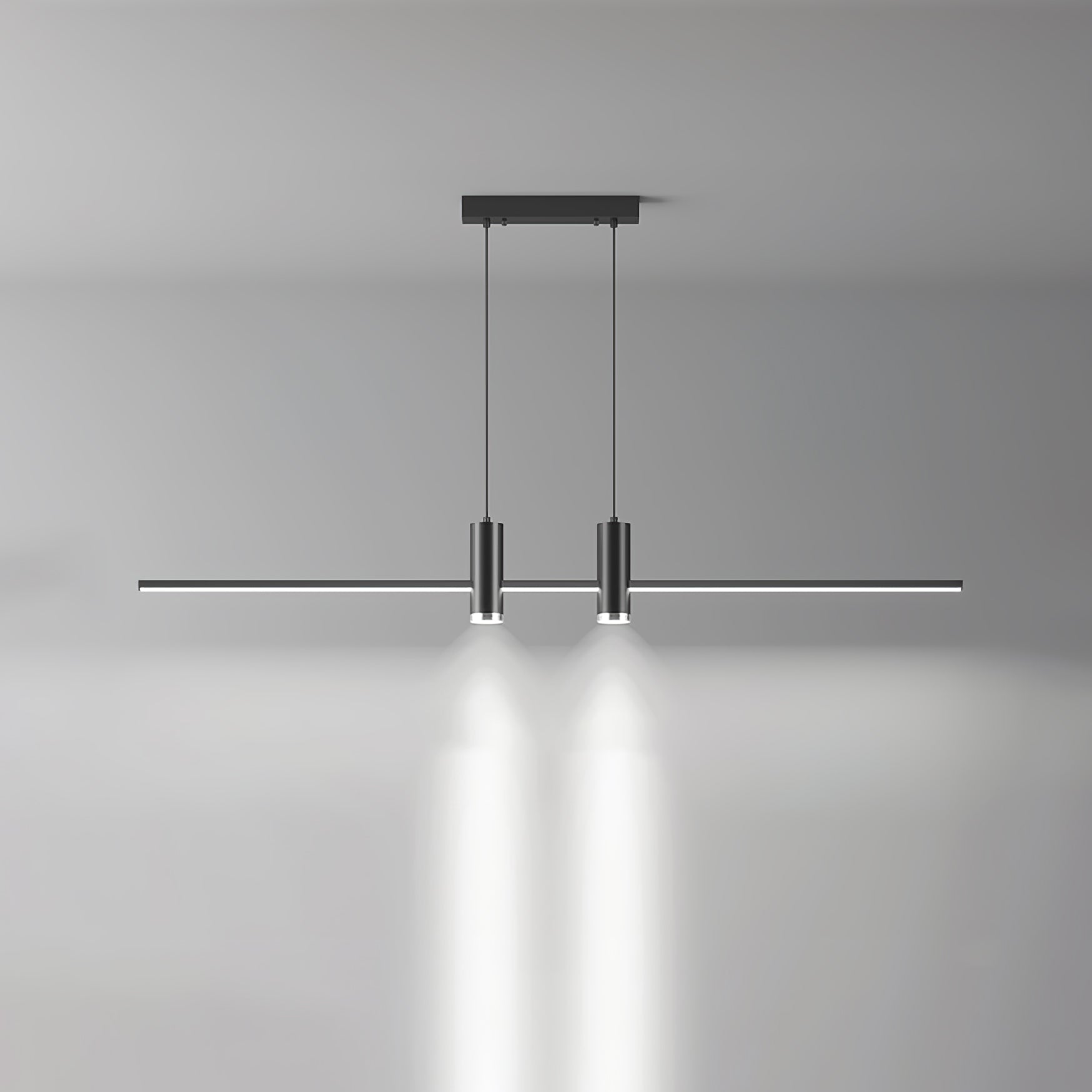 Minimalist Link LED Linear Pendant Light for Modern Dining and Office Spaces