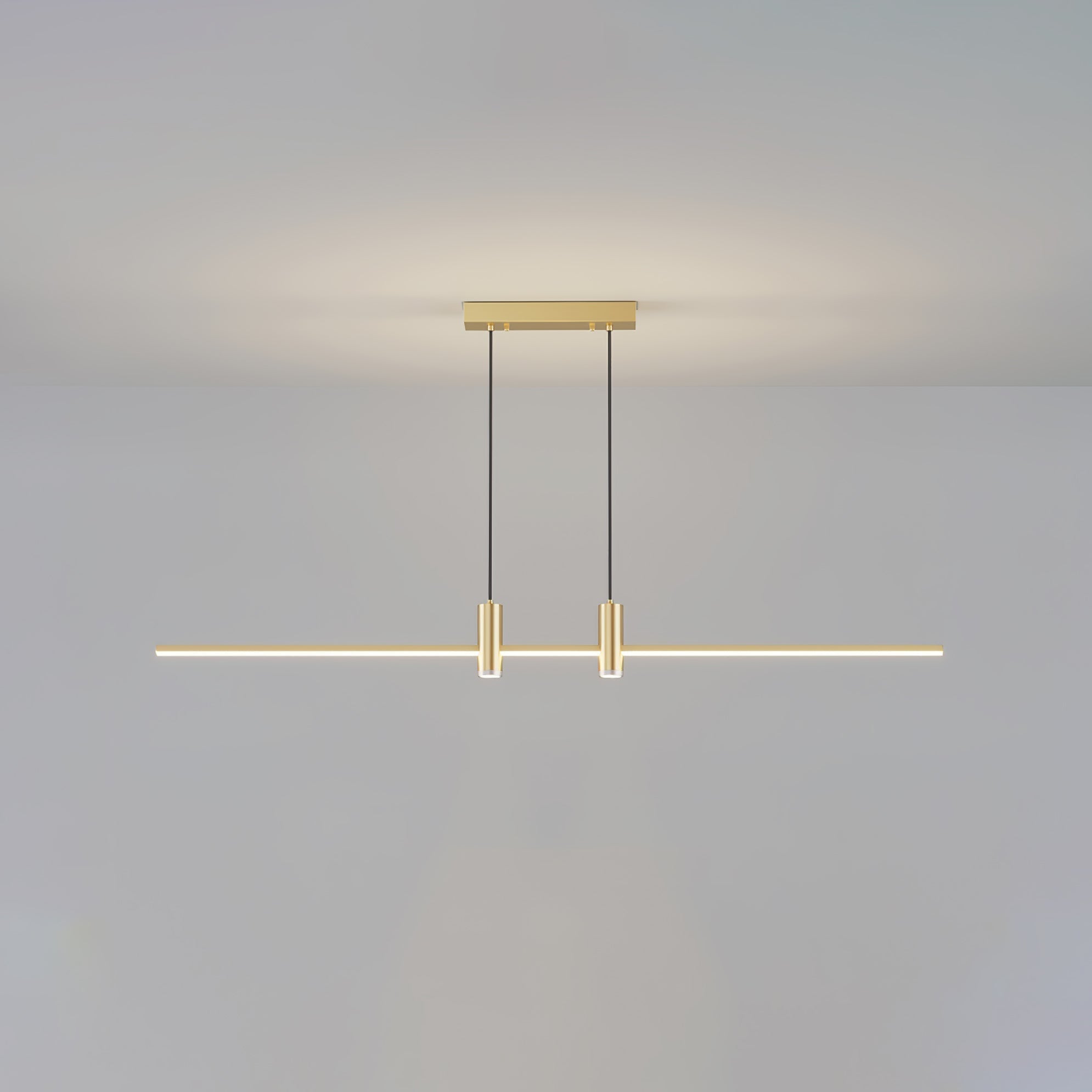 Minimalist Link LED Linear Pendant Light for Modern Dining and Office Spaces