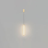 Minimalist Long Oval Linear LED Pendant Light for Kitchen Island and Dining Areas