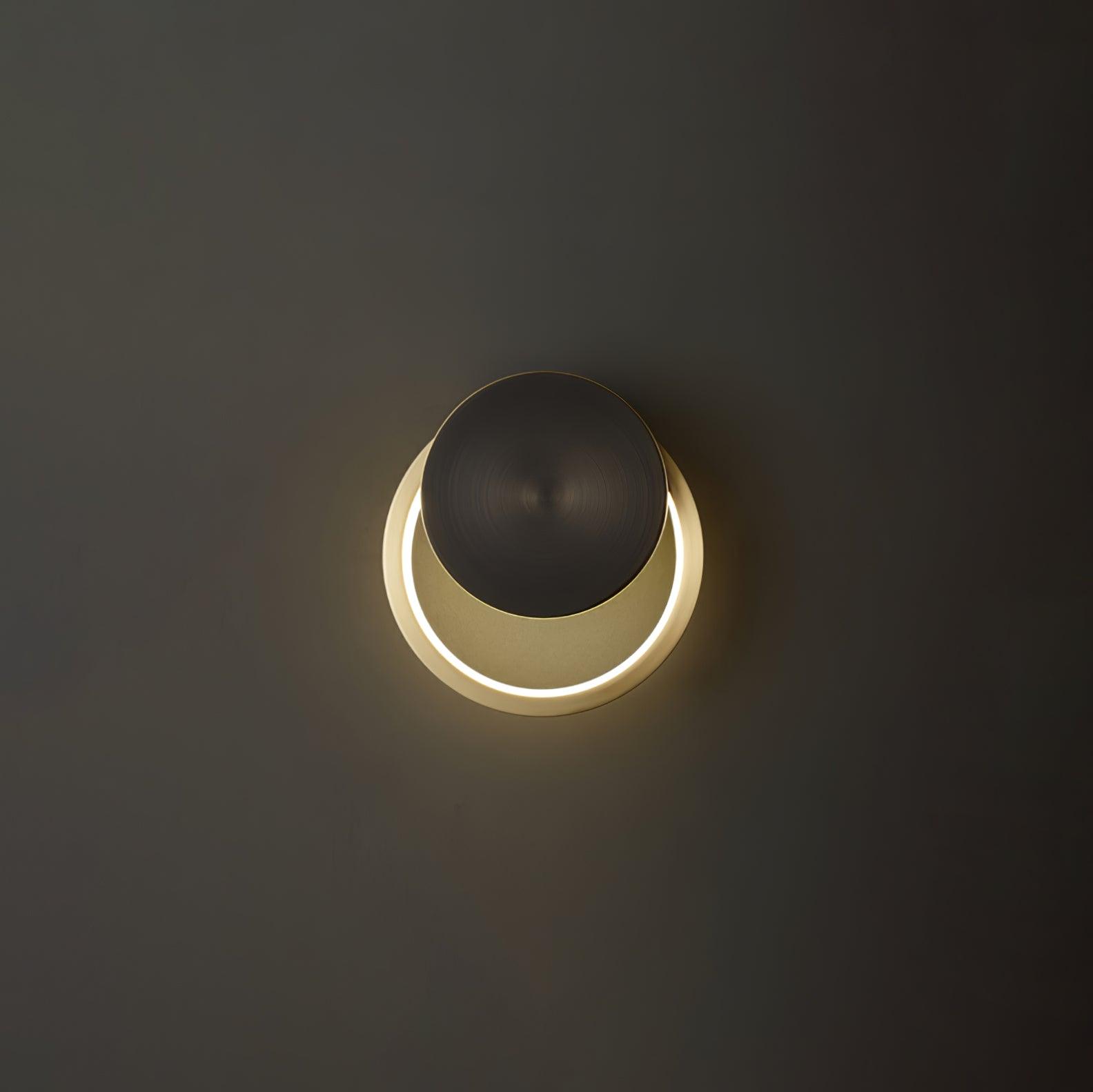 Minimalist Modern Circular LED Wall Sconce Round Ring Bracket Light Fixture