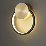 Minimalist Modern Circular LED Wall Sconce Round Ring Bracket Light Fixture