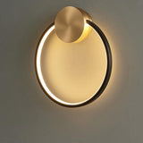 Minimalist Modern Circular LED Wall Sconce Round Ring Bracket Light Fixture
