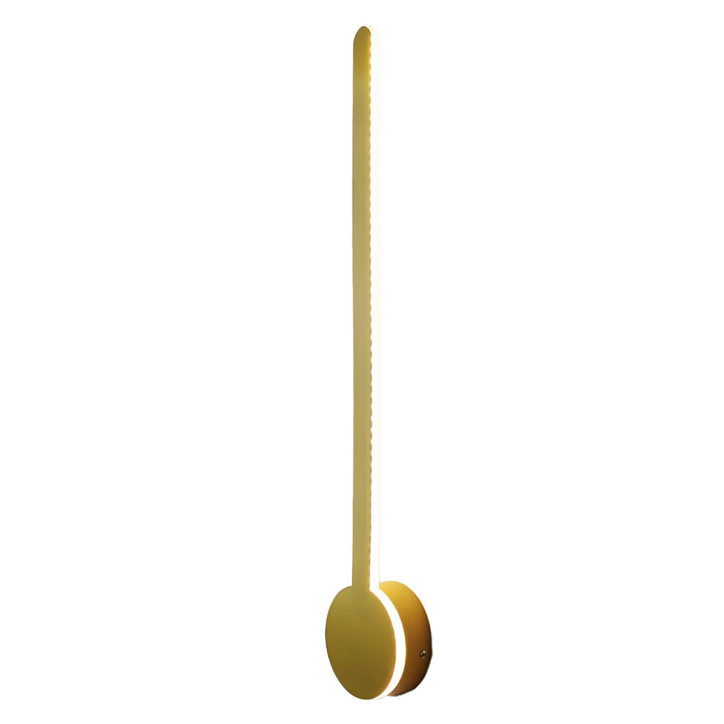 Minimalist Modern Round Strip LED Wall Sconce Light Fixture for Living Room Bedroom and Hallway