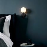 Minimalist Nordic Glass Wall Light Modern Brass Sconce for Bedroom and Living Room