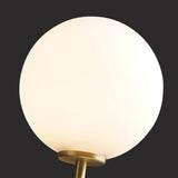 Minimalist Nordic Glass Wall Light Modern Brass Sconce for Bedroom and Living Room