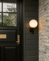Minimalist Nordic Glass Wall Light Modern Brass Sconce for Bedroom and Living Room