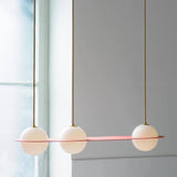 Minimalist Orbion Black Sphere Pendant Light Modern Geometric Glass Droplight