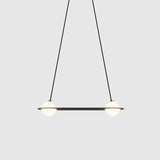 Minimalist Orbion Black Sphere Pendant Light Modern Geometric Glass Droplight