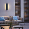 Minimalist Outdoor Waterproof LED Linear Sconce Modern Villa Porch Strip Wall Lamp
