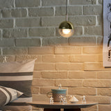 Minimalist Round LED Pendant Chandelier with Glass Globe and Adjustable Wire for Modern Homes