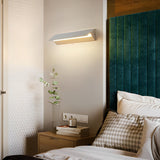 Minimalist White LED Strip Wall Lamp with 270 Degree Adjustable Rotation for Modern Interior