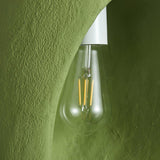 Mizuko Green Teardrop Hanging Lamp Modern Polystyrene Decorative Pendant Light