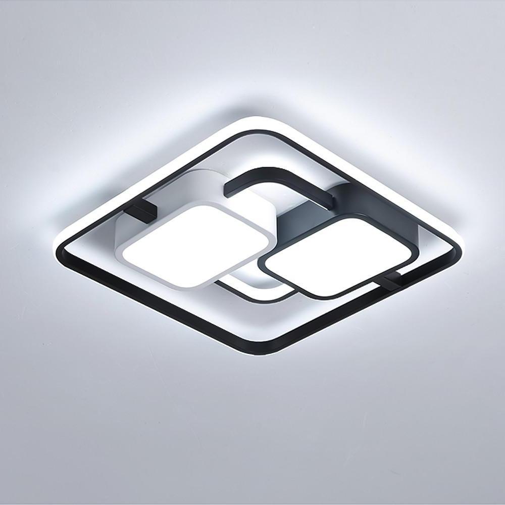 Geometric Modern Dimmable LED Ceiling Light Flush Mount Fixture