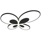 Modern Butterfly Shaped Dimmable LED Flush Mount Ceiling Light for Kids Bedroom and Nursery