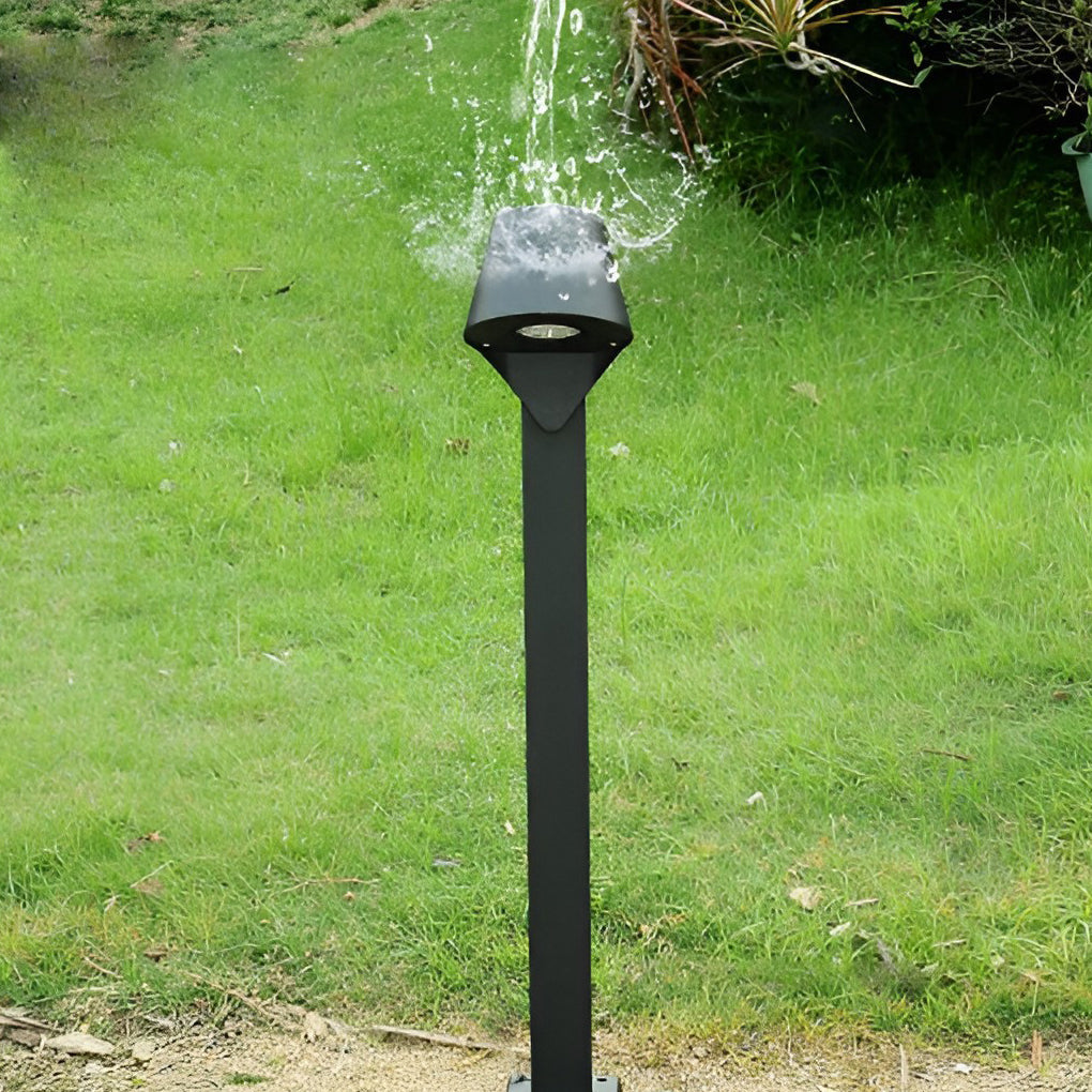 Modern 10W Black LED Outdoor Garden Pathway Light Waterproof Aluminum Landscape Lamp