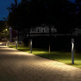 Modern 10W LED Outdoor Pathway Light Gray Waterproof Garden Walkway Lamp