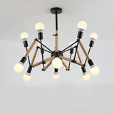 Modern 12 Light Sputnik Chandelier Nordic LED Pendant Lamp for Living Room Decor