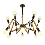 Modern 12 Light Sputnik Chandelier Nordic LED Pendant Lamp for Living Room Decor