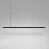 Modern 16 Inch Geometric LED Pendant Light Black Adjustable Hanging Lamp for Dining Room and Office