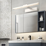 Modern 160 Degree Rotating LED Bathroom Vanity Light with Crystal Effect Acrylic Shade and Color Dimming