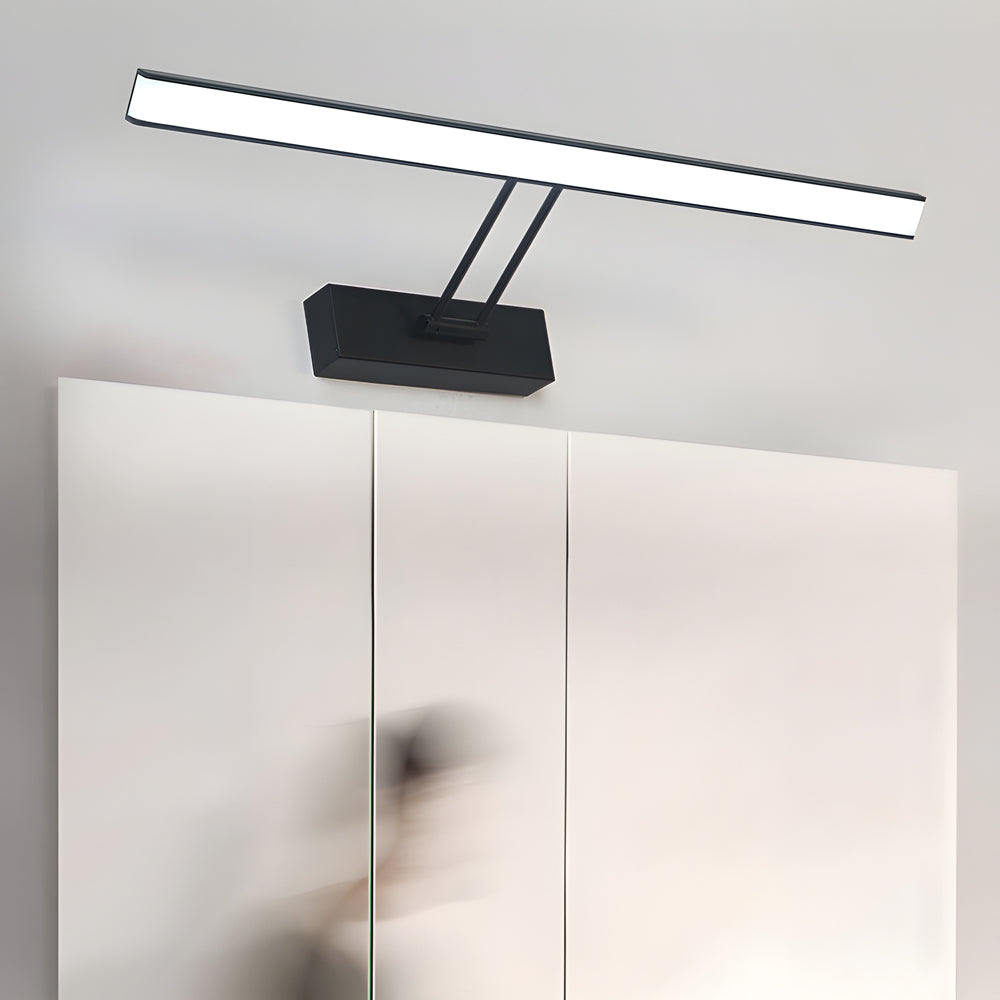 Modern 240 Degree Adjustable Linear LED Vanity Light for Bathroom Mirror Makeup Sconce