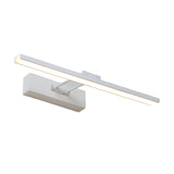 Modern 240 Degree Adjustable Linear LED Vanity Light for Bathroom Mirror Makeup Sconce