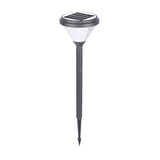 Modern 27.6 Inch Black Aluminum Solar Pathway Light Waterproof Outdoor Garden Path Landscape Lighting